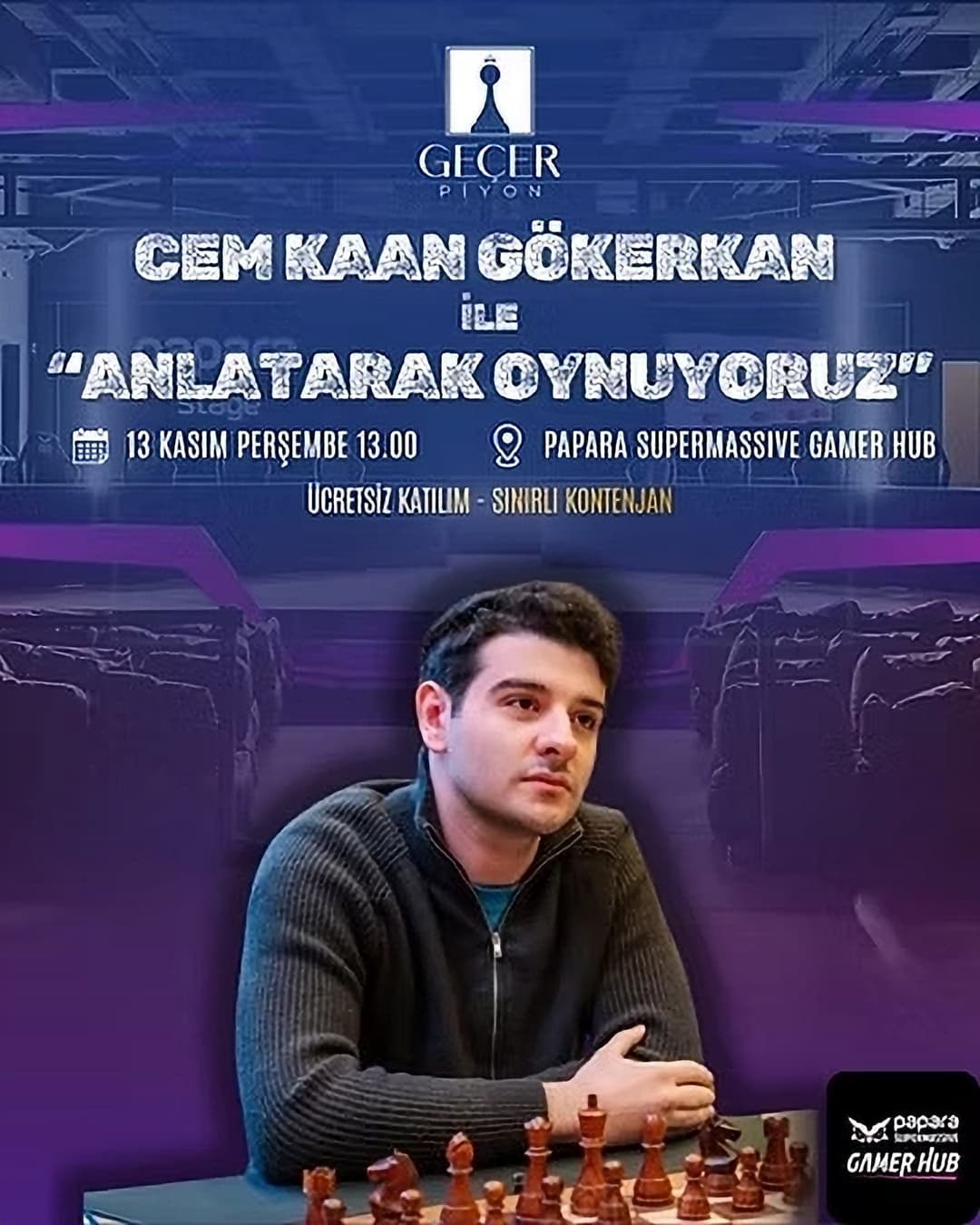 CKG Anlatarak Oynuyoruz etkinlik afişi